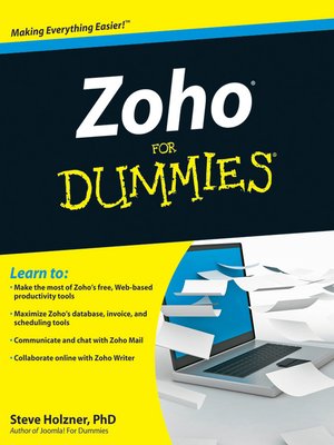 cover image of Zoho For Dummies